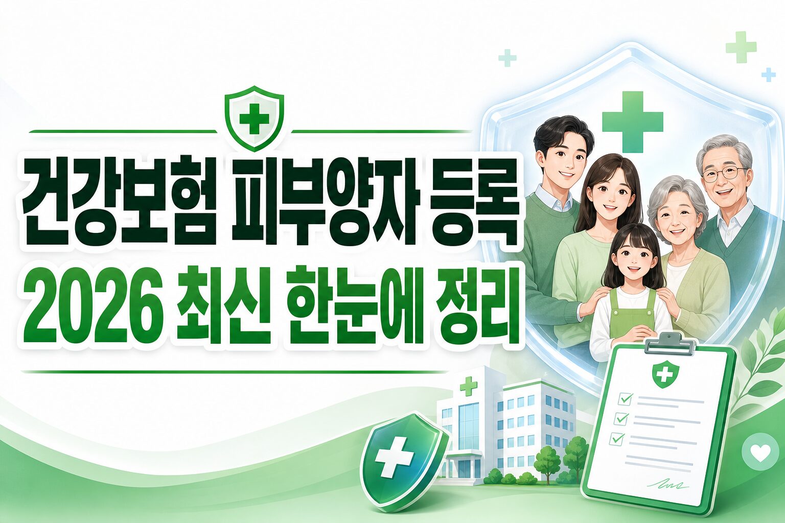 건강보험 피부양자 등록 2026 최신 한눈에 정리